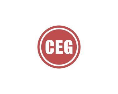 CEG logo tasarım vektör şablonu. CEG