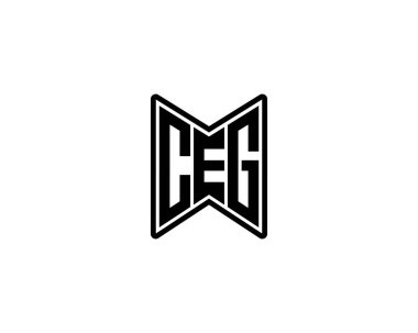 CEG logo tasarım vektör şablonu. CEG