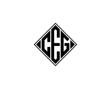 CEG logo tasarım vektör şablonu. CEG