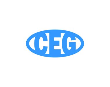 CEG logo tasarım vektör şablonu. CEG