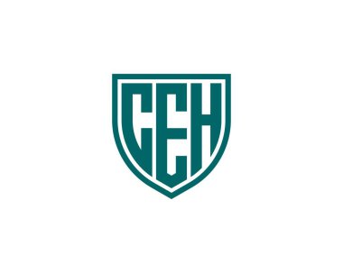 CEH logo tasarım vektör şablonu. CEH