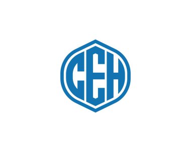 CEH logo tasarım vektör şablonu. CEH