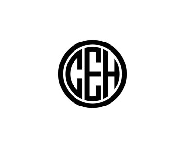 CEH logo tasarım vektör şablonu. CEH