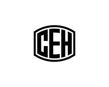 CEH logo tasarım vektör şablonu. CEH
