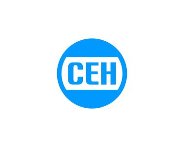 CEH logo tasarım vektör şablonu. CEH