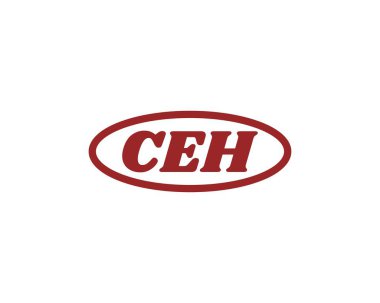 CEH logo tasarım vektör şablonu. CEH