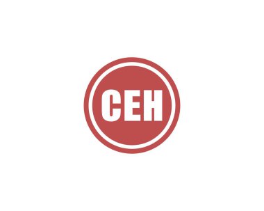 CEH logo tasarım vektör şablonu. CEH