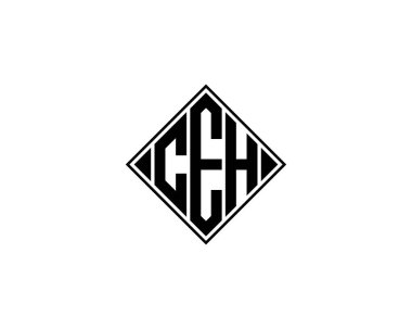 CEH logo tasarım vektör şablonu. CEH