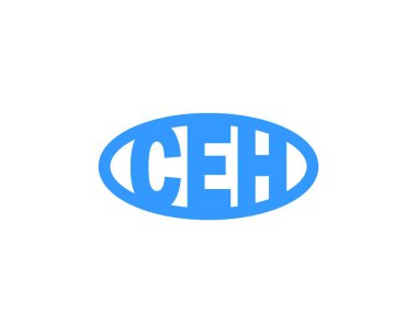 CEH logo tasarım vektör şablonu. CEH