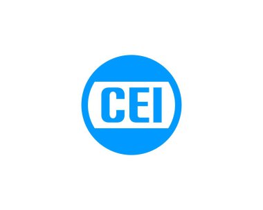 CEI logo tasarım vektör şablonu. CEI