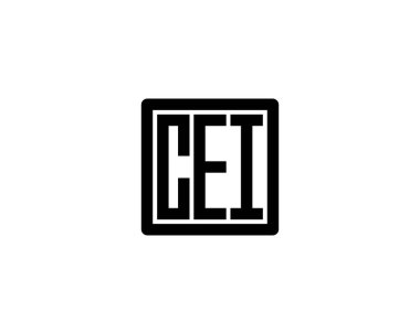 CEI logo tasarım vektör şablonu. CEI
