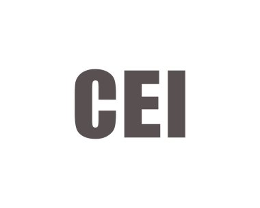 CEI logo tasarım vektör şablonu. CEI