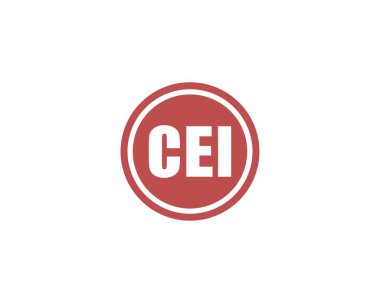 CEI logo tasarım vektör şablonu. CEI
