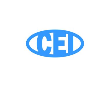 CEI logo tasarım vektör şablonu. CEI