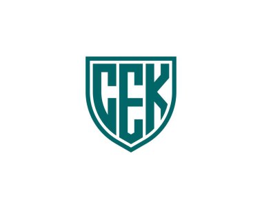 CEK logo tasarım vektör şablonu. CEK