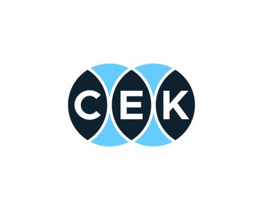 CEK logo tasarım vektör şablonu. CEK