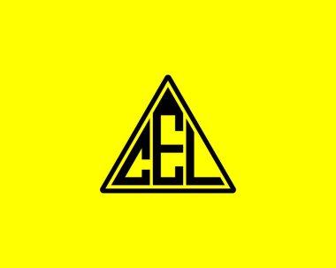 CEL logo tasarım vektör şablonu. CEL