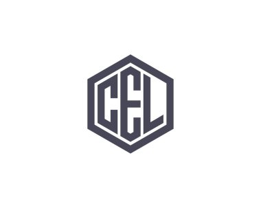 CEL logo tasarım vektör şablonu. CEL