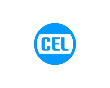 CEL logo tasarım vektör şablonu. CEL
