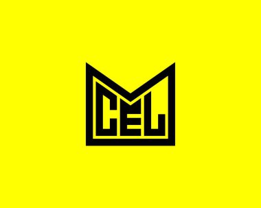 CEL logo tasarım vektör şablonu. CEL