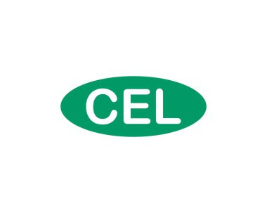 CEL logo tasarım vektör şablonu. CEL