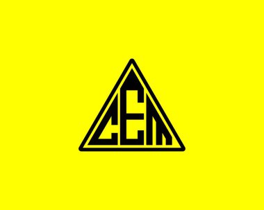 CEM logo tasarım vektör şablonu. CEM
