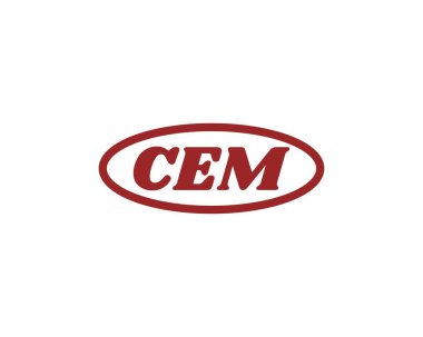 CEM logo tasarım vektör şablonu. CEM