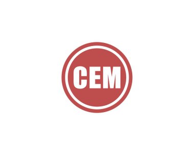 CEM logo tasarım vektör şablonu. CEM
