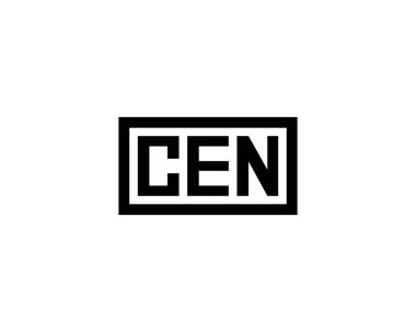 CEN logo tasarım vektör şablonu. CEN