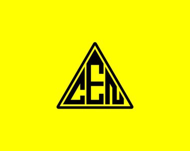 CEN logo tasarım vektör şablonu. CEN
