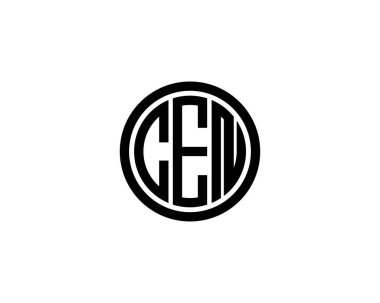 CEN logo tasarım vektör şablonu. CEN