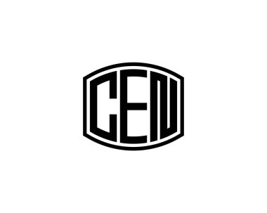 CEN logo tasarım vektör şablonu. CEN