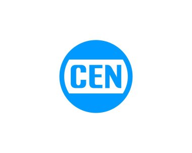CEN logo tasarım vektör şablonu. CEN