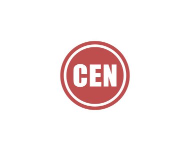 CEN logo tasarım vektör şablonu. CEN