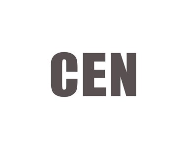 CEN logo tasarım vektör şablonu. CEN