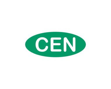CEN logo tasarım vektör şablonu. CEN