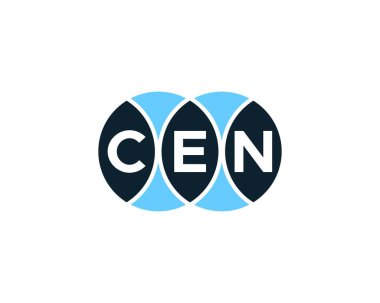 CEN logo tasarım vektör şablonu. CEN