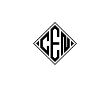 CEN logo tasarım vektör şablonu. CEN