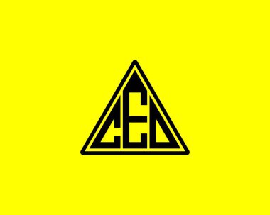 CEO logo tasarım vektör şablonu. CEO.