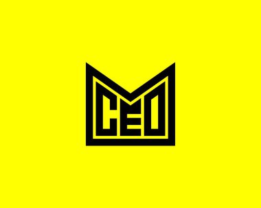 CEO logo tasarım vektör şablonu. CEO.