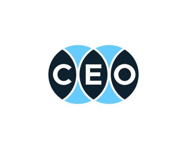 CEO logo tasarım vektör şablonu. CEO.