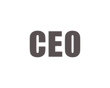 CEO logo tasarım vektör şablonu. CEO.
