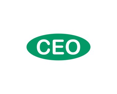 CEO logo tasarım vektör şablonu. CEO.