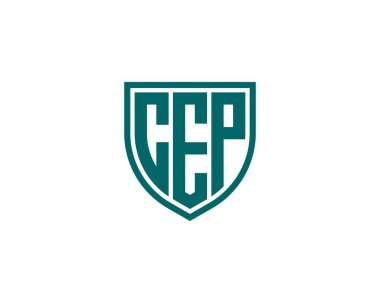 CEP logo tasarım vektör şablonu. CEP