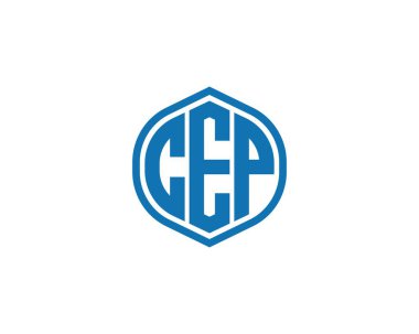 CEP logo tasarım vektör şablonu. CEP
