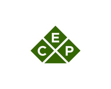 CEP logo tasarım vektör şablonu. CEP