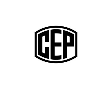 CEP logo tasarım vektör şablonu. CEP