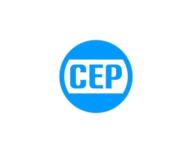 CEP logo tasarım vektör şablonu. CEP