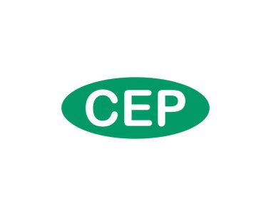 CEP logo tasarım vektör şablonu. CEP