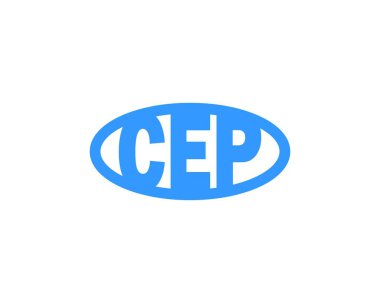 CEP logo tasarım vektör şablonu. CEP